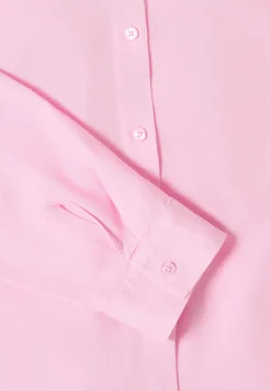 Overhemdblouse in effen kleur