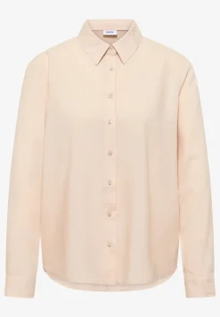 Overhemdblouse in effen kleur