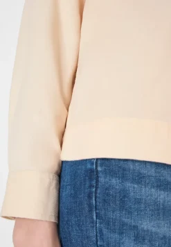 Overhemdblouse in effen kleur