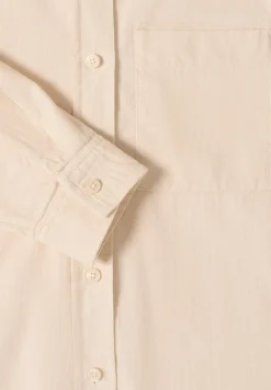 Overhemdblouse in effen kleur