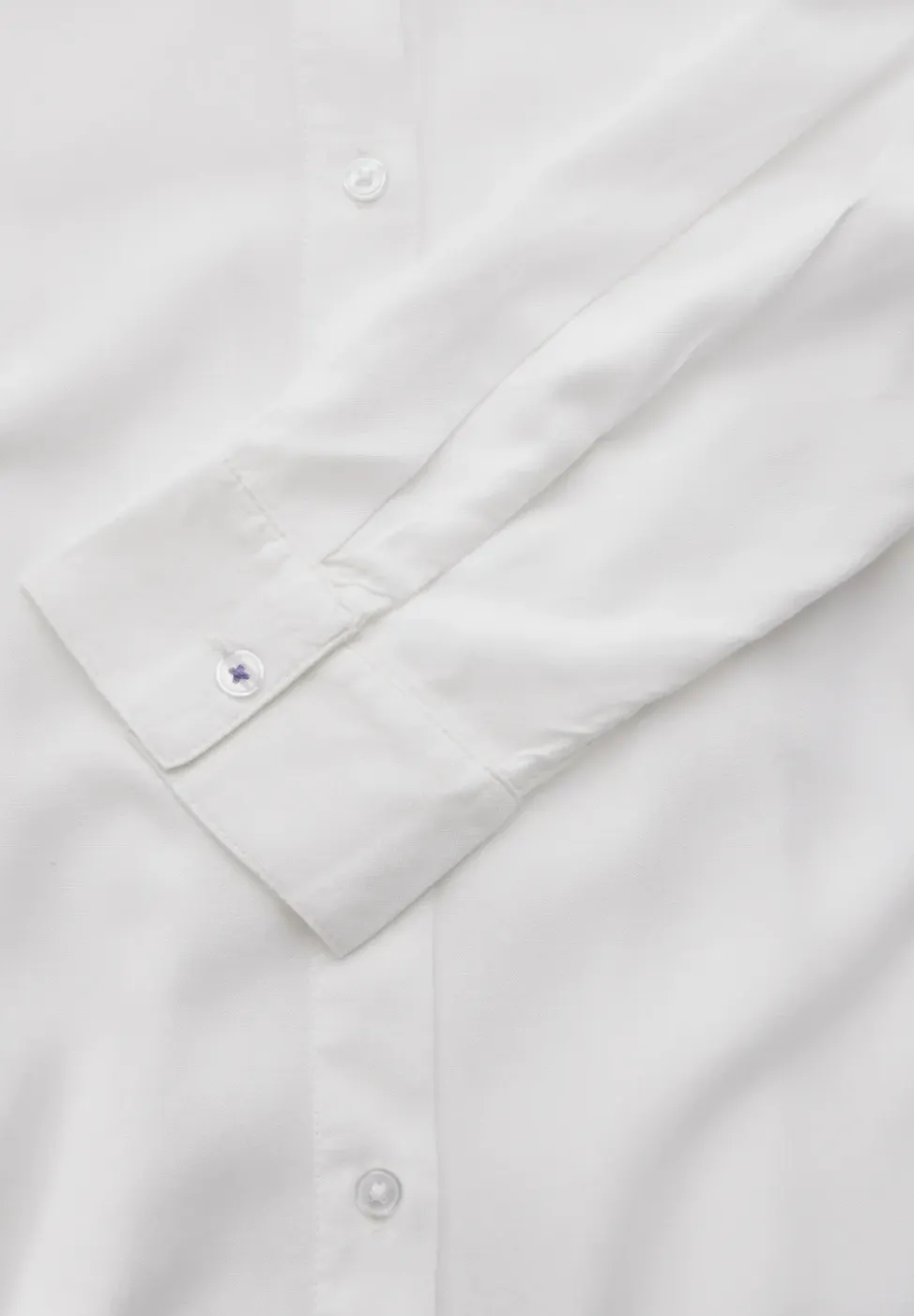 Overhemdblouse in effen kleur