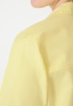 Overhemdblouse in effen kleur