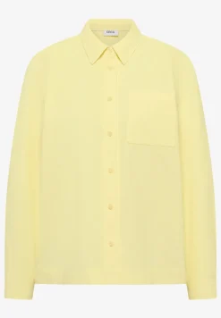 Overhemdblouse in effen kleur