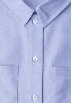 Overhemdblouse met borstzakken