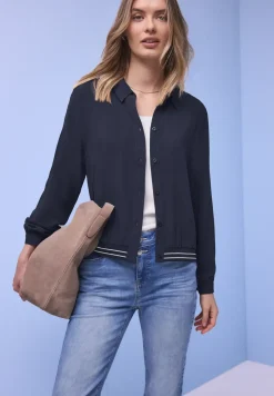 Overhemdblouse met college details