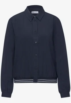 Overhemdblouse met college details