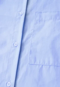 Overhemdblouse met glitterdetails