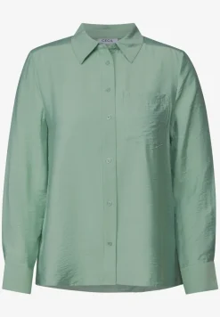 Overhemdblouse met structuur