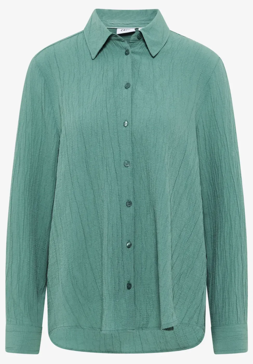 Overhemdblouse met structuur