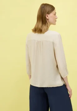 Overhemdblouse met structuur
