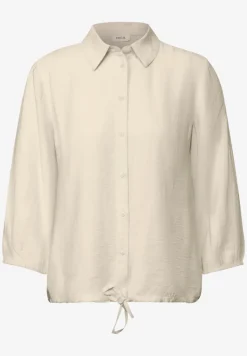 Overhemdblouse met structuur
