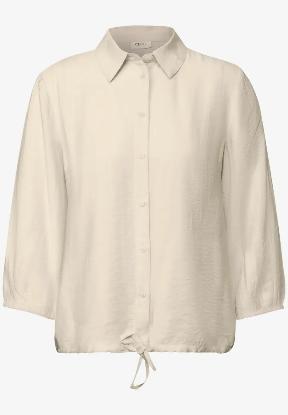 Overhemdblouse met structuur