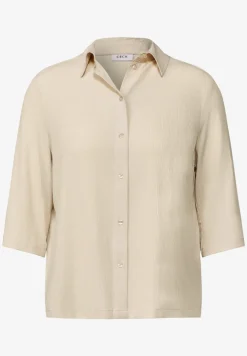 Overhemdblouse met structuur
