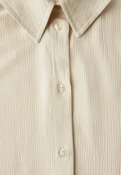 Overhemdblouse met structuur