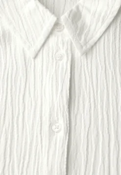 Overhemdblouse met structuur