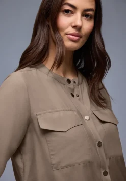 Overhemd blouse met zakken