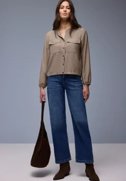 Overhemd blouse met zakken