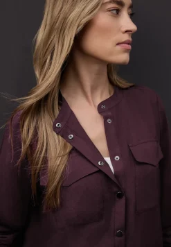 Overhemd blouse met zakken