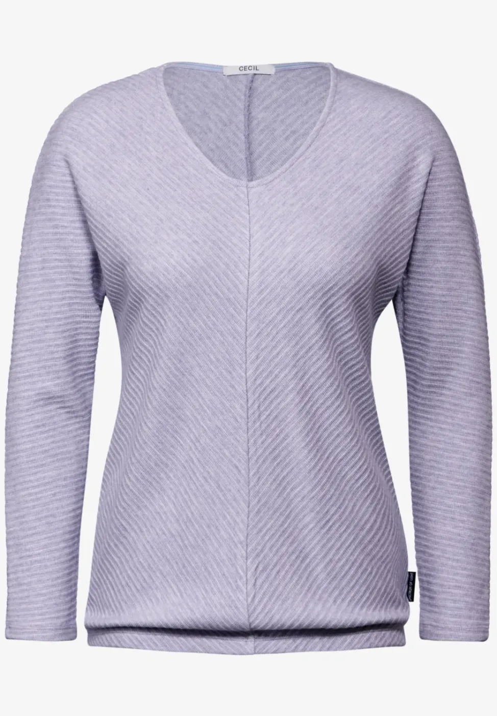 Overhemd met gemêleerde look