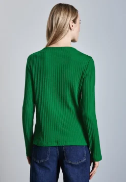 Overhemd met lange mouwen en knoopdetails