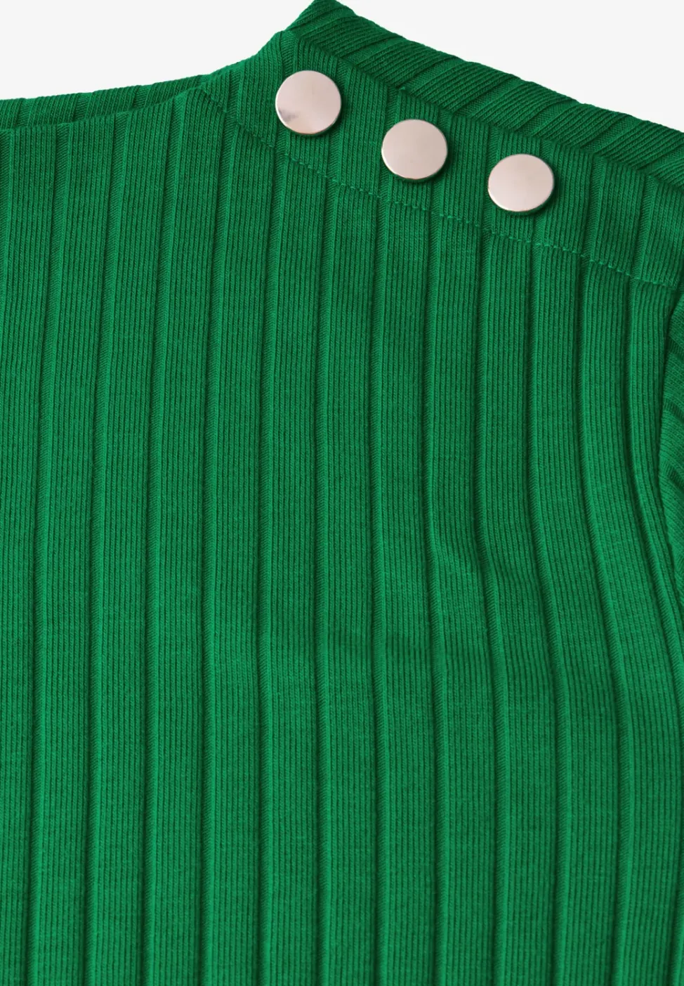 Overhemd met lange mouwen en knoopdetails