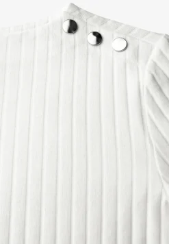 Overhemd met lange mouwen en knoopdetails