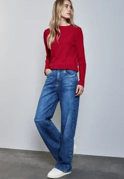 Overhemd met lange mouwen en knoopdetails