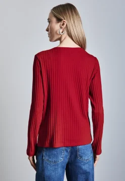 Overhemd met lange mouwen en knoopdetails