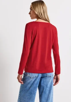 Overhemd met lange mouwen in effen kleur