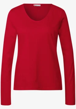 Overhemd met lange mouwen in effen kleur
