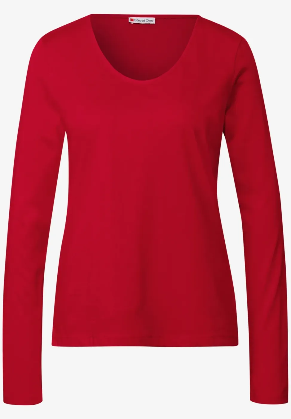 Overhemd met lange mouwen in effen kleur