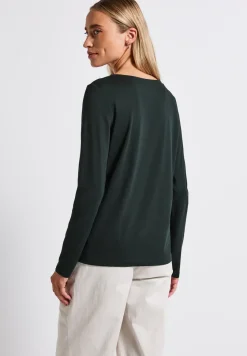 Overhemd met lange mouwen in effen kleur