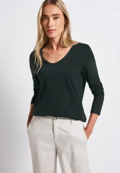 Overhemd met lange mouwen in effen kleur