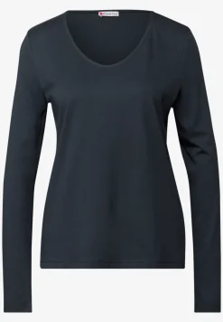 Overhemd met lange mouwen in effen kleur