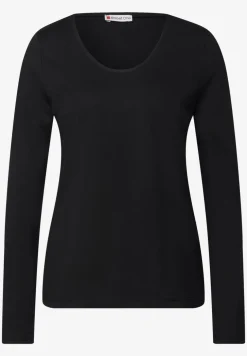 Overhemd met lange mouwen in effen kleur
