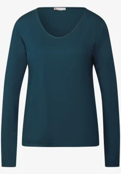 Overhemd met lange mouwen in effen kleur
