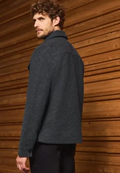 Overshirt met wol