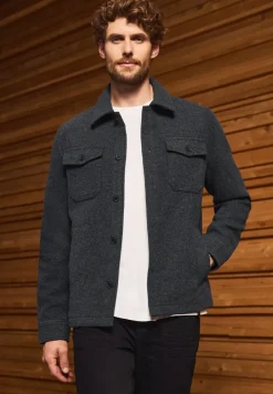 Overshirt met wol