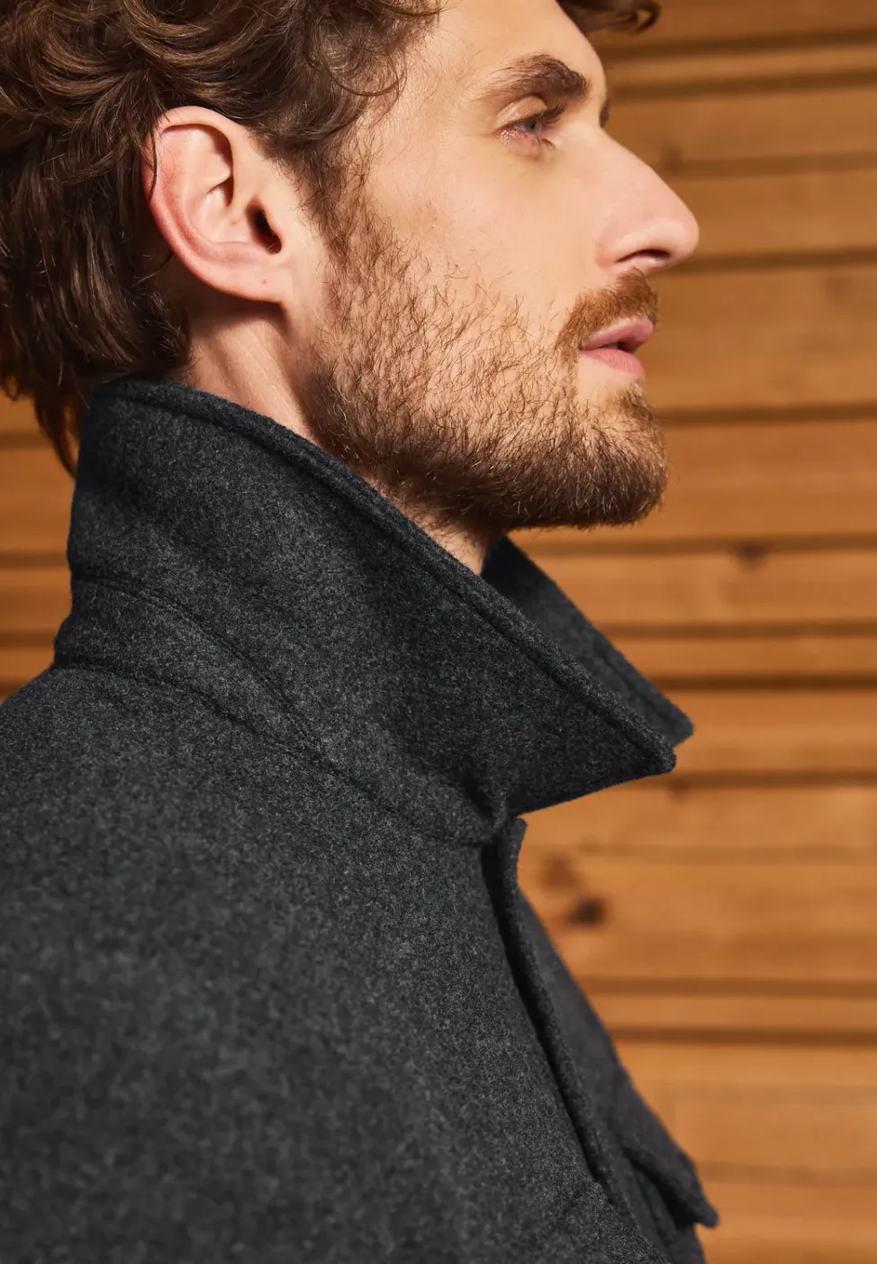 Overshirt met wol