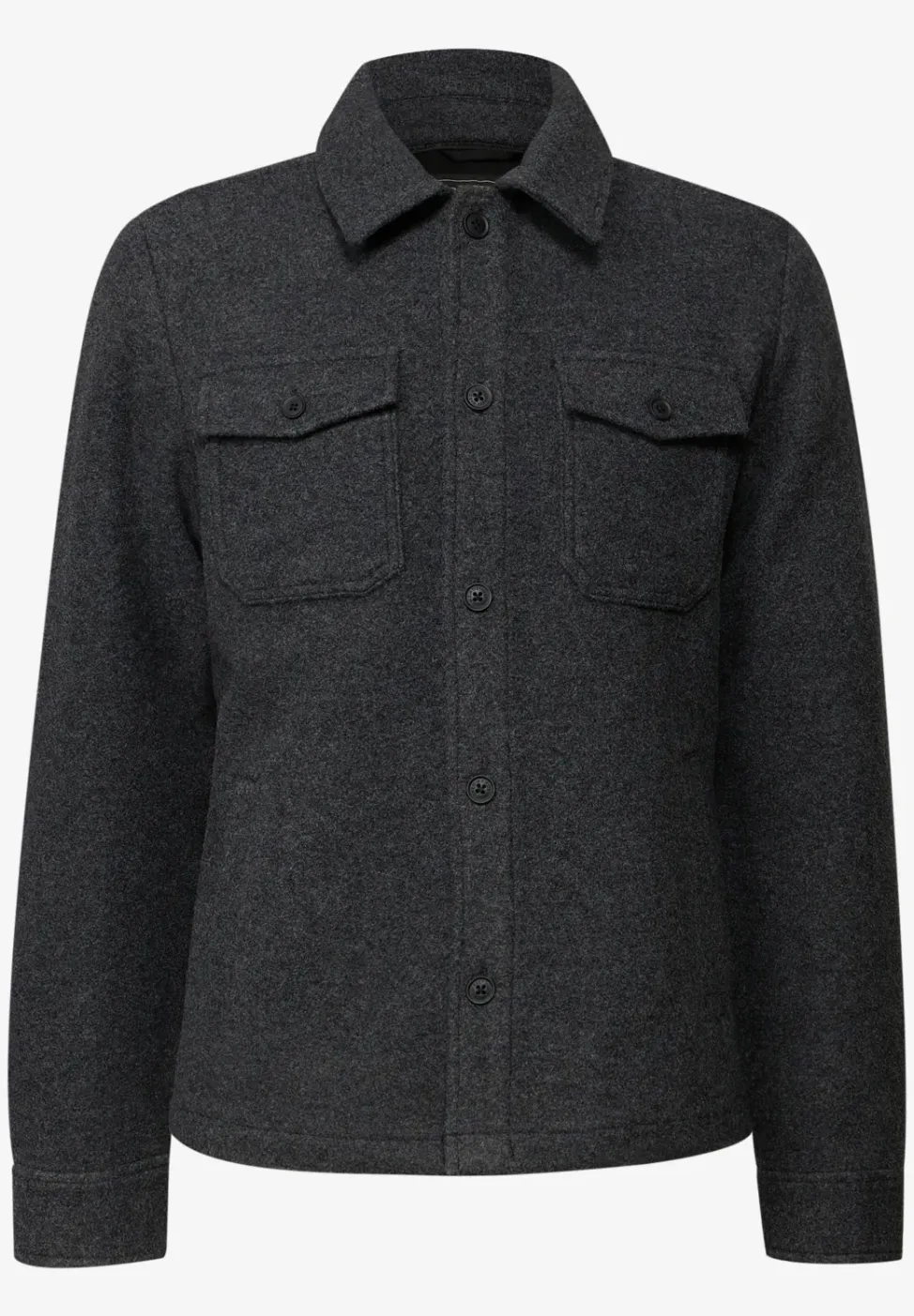Overshirt met wol