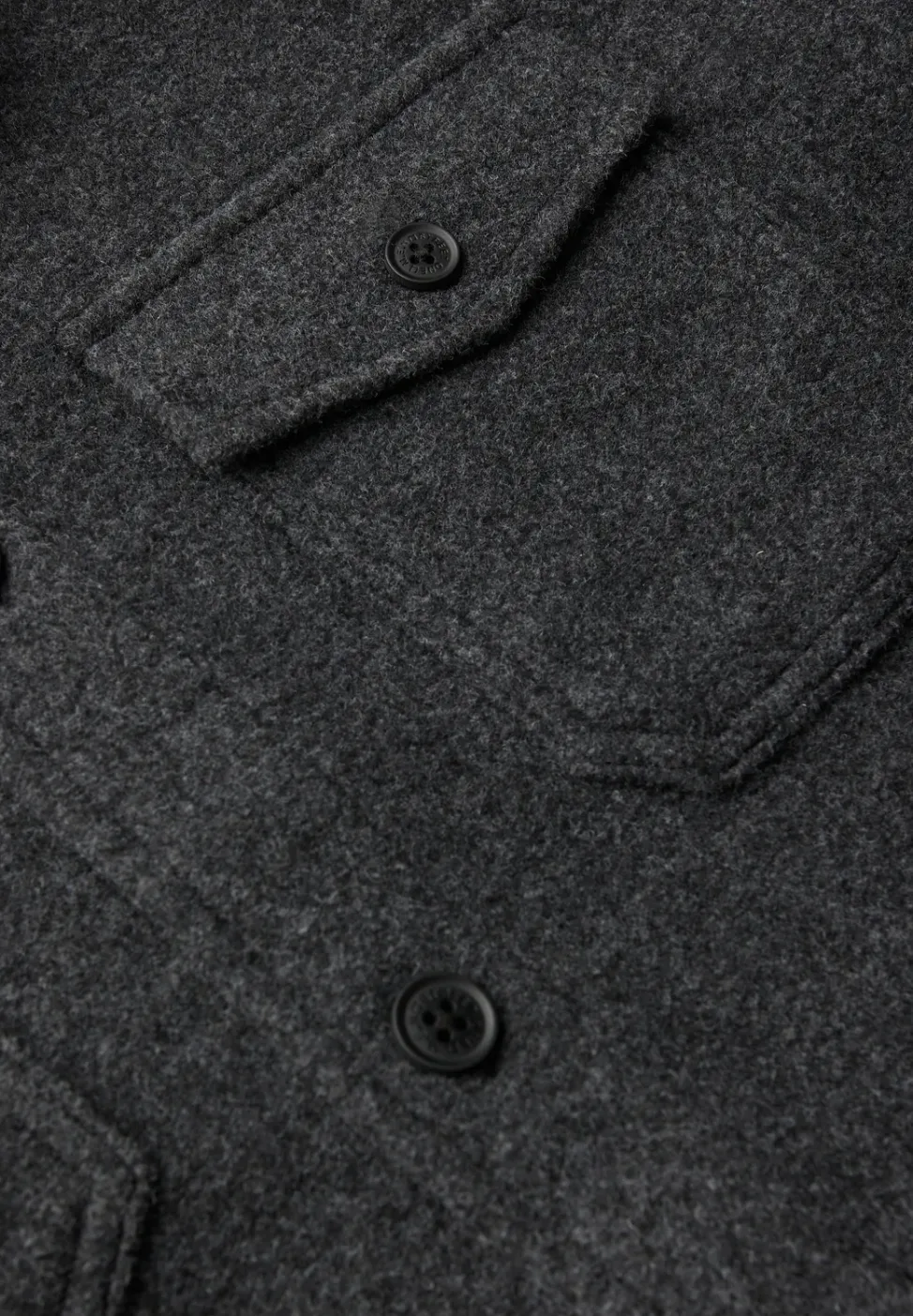 Overshirt met wol