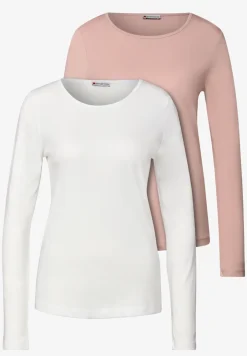 2-pack shirts met lange mouwen