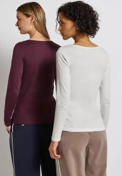 2-pack shirts met lange mouwen