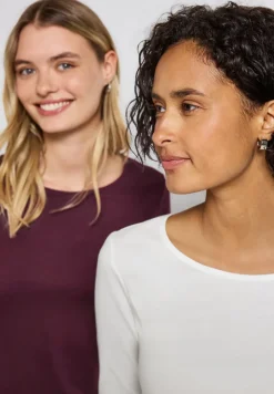 2-pack shirts met lange mouwen