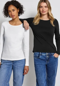 2-pack shirts met lange mouwen