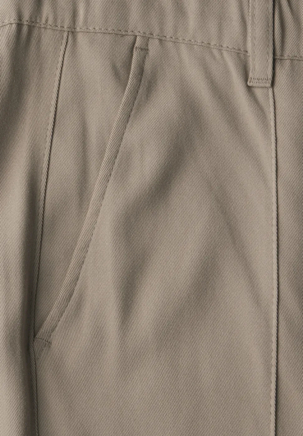 Paperbag broek in cargolook