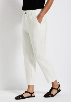 Paperbag broek in casual pasvorm