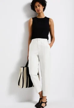 Paperbag broek in casual pasvorm