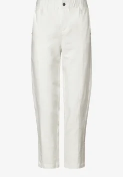 Paperbag broek in casual pasvorm