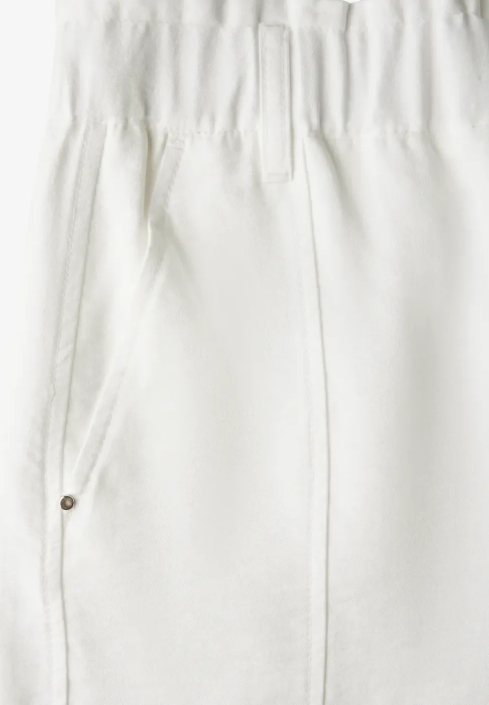 Paperbag broek in casual pasvorm